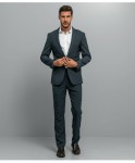 Roupa social masculina - Camisa azul manga longa Roupa social masculina - Camisa azul manga longa